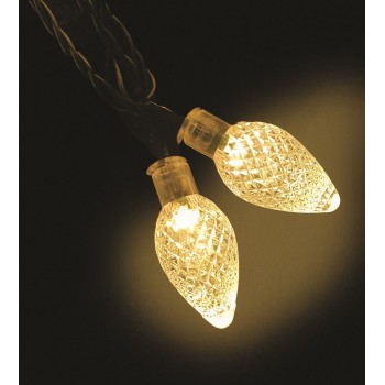 ȘIR LUMINOS CRISTALE 6m, 30 CRISTALE ALB CALD, CU CABLU VERDE ȘIR LUMINOS CRISTALE 6m, 30 CRISTALE ALB CALD, CU CABLU VERDE