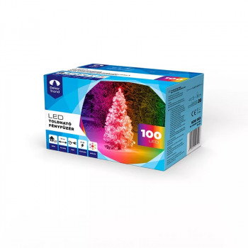 Instalatie ghirlanda luminoasa Dekortrend exterioara, interconectabila LED, Multicolor, 1000 cm, 100 LED Instalatie ghirlanda luminoasa Dekortrend exterioara, interconectabila LED, Multicolor, 1000 cm, 100 LED