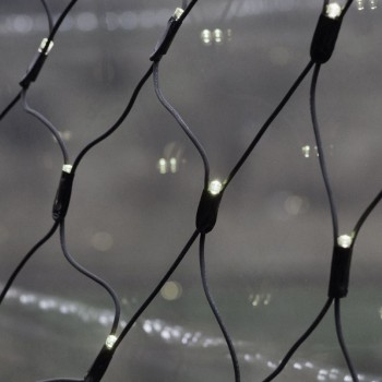 PLASA LUMINOASĂ CDC 2.0X1.0M, 96 LED, ALB RECED, CABLU NEGRU PLASA LUMINOASĂ CDC 2.0X1.0M, 96 LED, ALB RECED, CABLU NEGRU