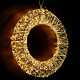 Decoratiune geam Coronita Crystalline interconectabil pe suport metalic, 300 micro LED, alb cald, diametru 30 cm Decoratiune geam Coronita Crystalline interconectabil pe suport metalic, 300 micro LED, alb cald, diametru 30 cm
